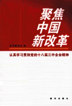 聚集中国新改革 认真学习贯彻党的十八届三中全会精神