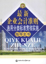 最新企业会计准则通用分类标准贯彻实施指导全书  第2卷