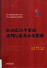 公司法25个案由裁判综述及办案指南