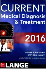 2016 CURRENT MEDICAL DIAGNOSIS & TREATMENT FIFTY-FIFTH EDITION