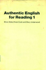 AUTHENTIC ENGLISH FOR READING 1