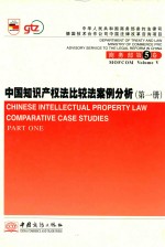 中国知识产权法比较法案例分析 第1册