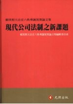 现代公司法制之新课题：赖英照大法官六秩华诞祝贺论文集