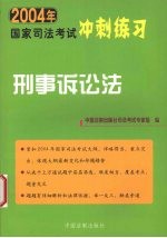 2004年国家司法考试冲刺练习 刑事诉讼法