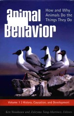 animal behavior how and why animals do the things they dob volume 1