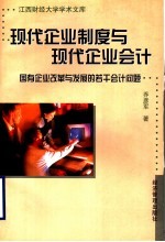 现代企业制度与现代企业会计 国有企业改革与发展的若干会计问题