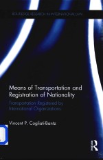 Means of Transportation and Registration of Nationality Transportation Registered by International O