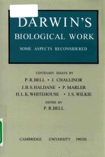 Darwins biological work some aspects reconsidered