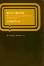 INSIDE MEANING:PROFICIENCY READING COMPREHENSION TEACHER'S BOOK