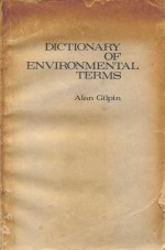 Dictionary of environmental terms