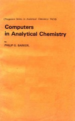 COMPUTERS IN ANALYTICAL CHEMISTRY