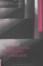 Advances in Experimental Philosophy of Language