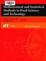 Mathematical and statistical methods in food science and technology