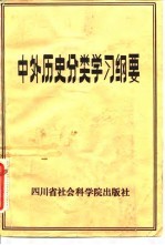 中外历史分类学习纲要