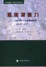 聚焦凝聚力 上海青年工作课题调研集 2006-2007