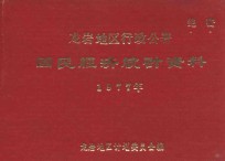 龙岩地区行政公署国民经济统计资料 1977年