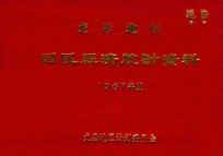 龙岩地区国民经济统计资料 1967年