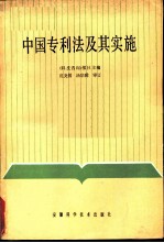 中国专利法及其实施