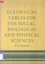 Statistical Tables For The Social