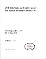 29th International Conference of the System Dynamics Society 2011 Washington