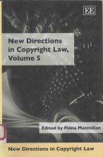 NEW DIRECTIONS IN COPYRINHT LAW