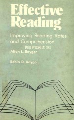 EFFECTIVE READING IMPROVING READING RATES AND COMPREHENSION