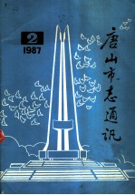 唐山市志通讯 1987年第2期