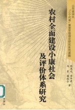 农村全面建设小康社会及评价体系研究