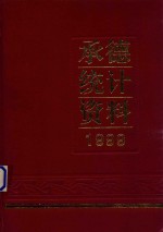 承德市国民经济和社会发展情况统计资料 1999年