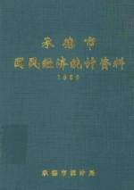 承德市国民经济统计资料 1989