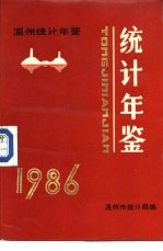 温州统计年鉴 1986