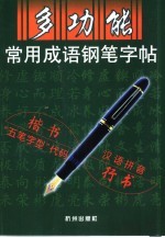 多功能常用成语钢笔字帖