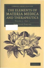 The elements of materia medica and therapeutics volume 2 - part 1