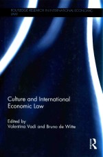 Culture and International Economic Law