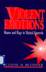 Violent Emotions Shame and Rage in Marital Quarrels