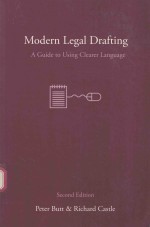 MODERN LEGAL DRAFTING A Guide to using Clearer Language Second Edition