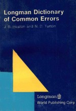 LONGMAN DICTIONARY OF COMMON ERRORS