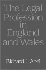 The Legal Pro fession in England and Wales