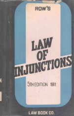 C.M.ROW'S LAW OF INJUNCTIONS