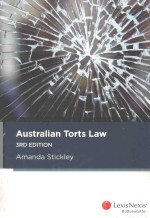 Australian Torts Law Third Edition