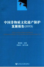 中国非物质文化遗产保护发展报告 2013