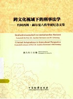 跨文化视域下的刑事法学 约阿西姆赫尔曼八秩华诞纪念文集