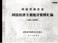 河南省南乐县国民经济调查统计主要资料汇编 1966-1970