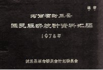 河南省封丘县国民经济统计资料汇编 1974