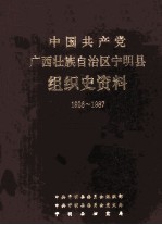 中国共产党广西壮族自治区宁明县组织史资料 1926-1987