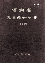 河南省巩县统计年鉴 1987