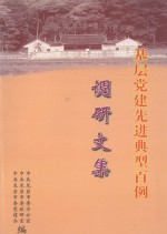 基层党建先进典型百例调研文集