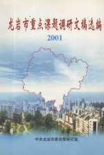 龙岩市重点课题调研文稿选编 2001