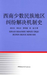 西南少数民族地区纠纷解决机制史