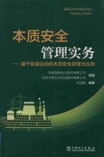 本质安全管理实务  基于能量运动的本质安全原理与应用